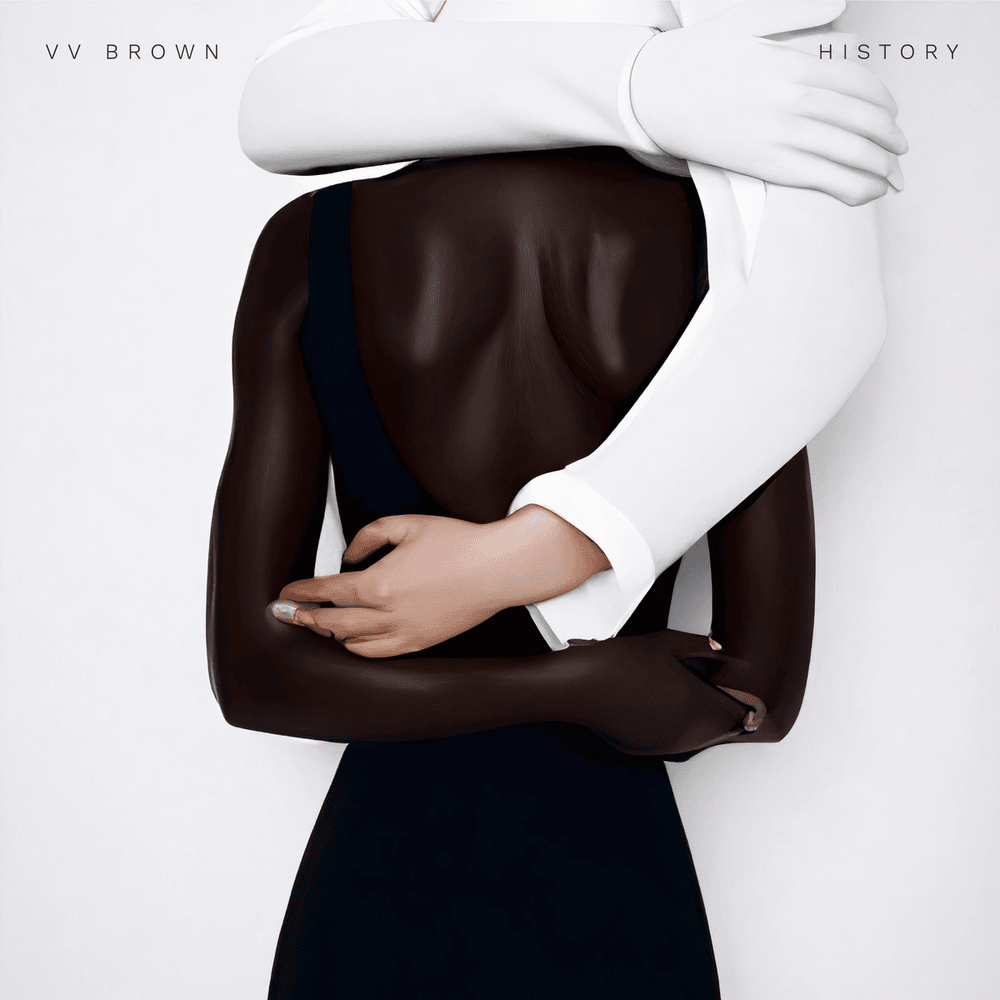 Album cover art for "History" by V V Brown