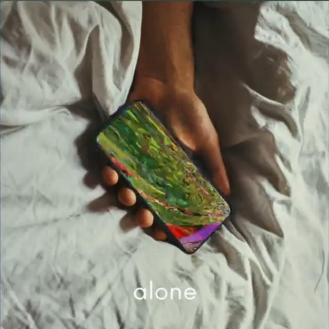 Album cover art for "alone" by Josef Salvat
