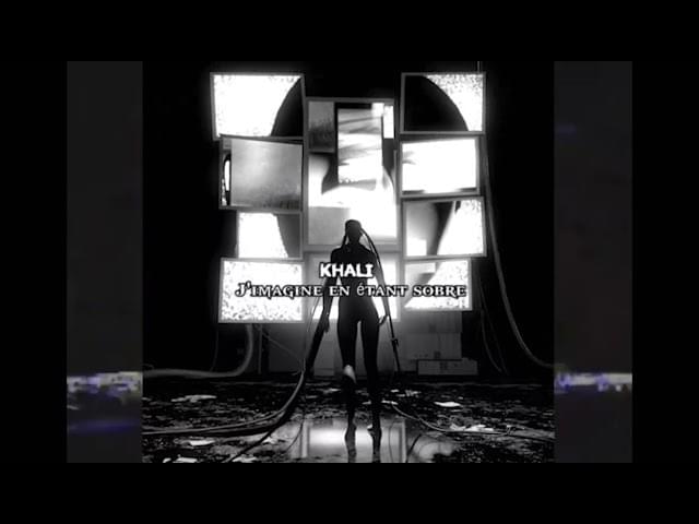 Album cover art for "J’imagine en étant sobre" by Khali