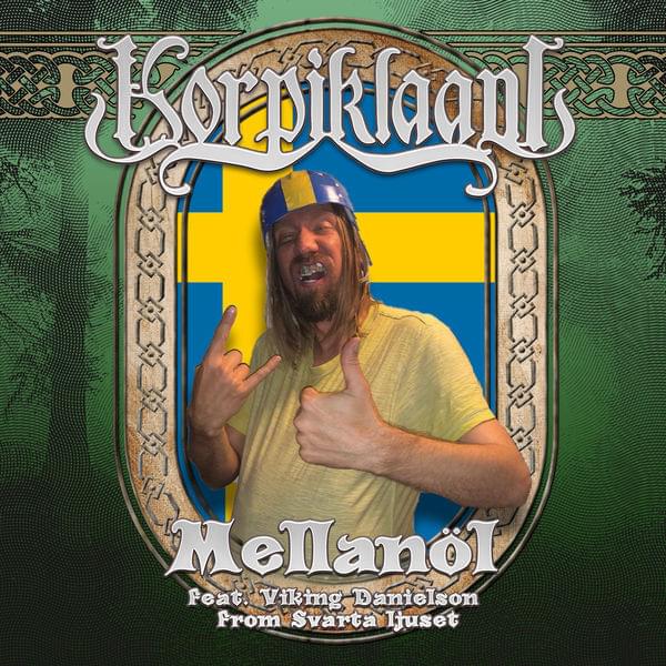 Album cover art for "Mellanöl" by Korpiklaani & Viking Danielson