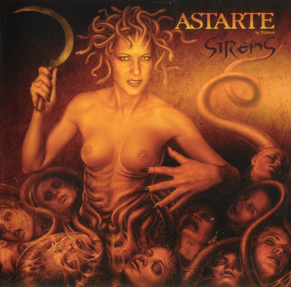 Album cover art for "Black Mighty Gods" by Astarte