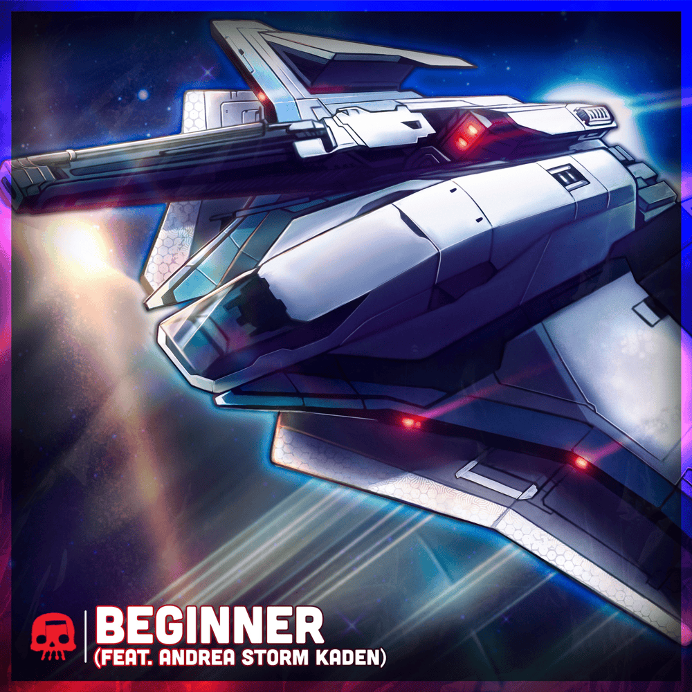 Album cover art for "Beginner" by JT Music & Andrea Storm Kaden