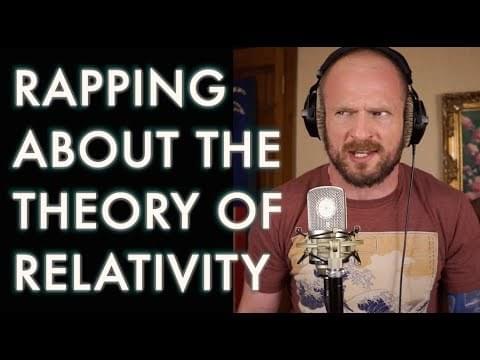 Album cover art for "Rapping About the Theory of Relativity" by Mac Lethal