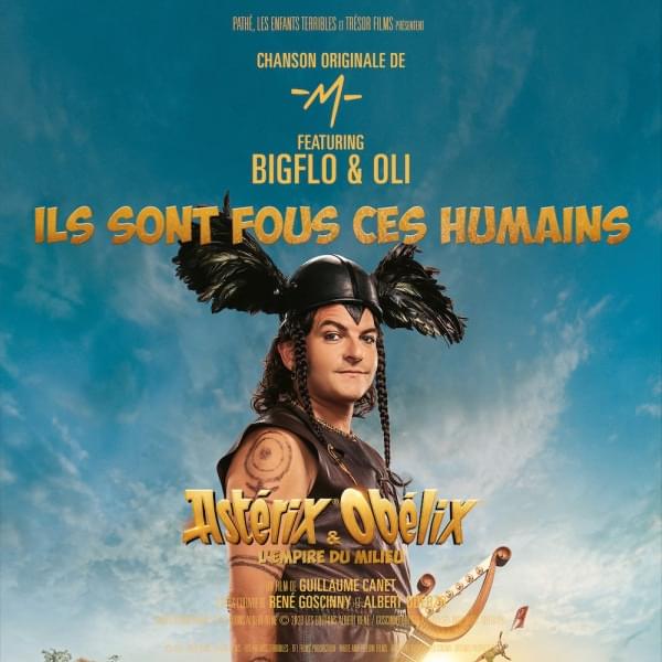 Album cover art for "Ils sont fous ces humains !" by -M- (FRA) & Bigflo & Oli