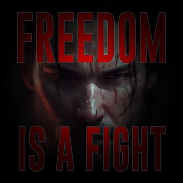 Album cover art for "Freedom is a Fight" by NerdOut