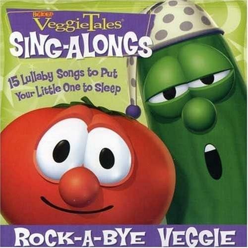Album cover art for "Itsy Bitsy Spider" by VeggieTales