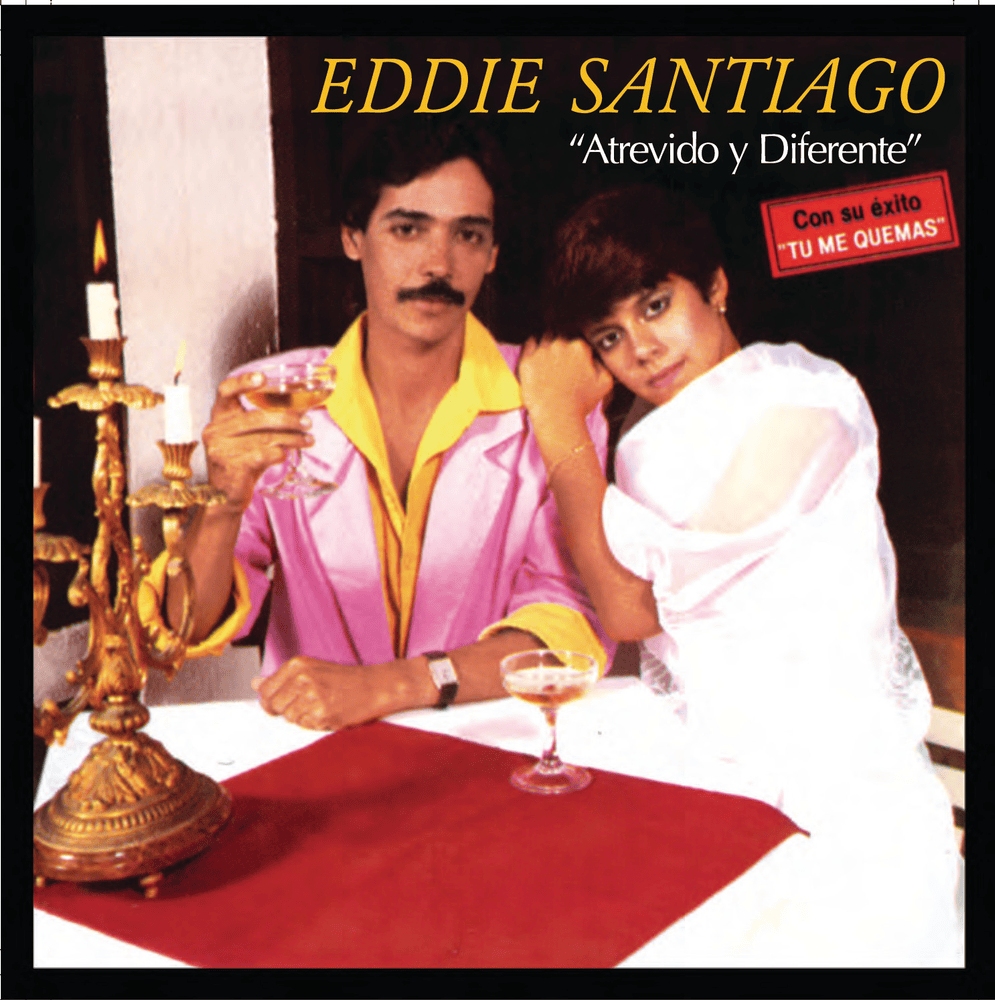 Album cover art for "Quiero Amarte En La Hierba" by Eddie Santiago