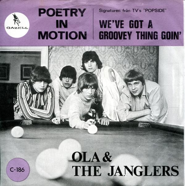 Album cover art for "Poetry in Motion" by Ola & the janglers