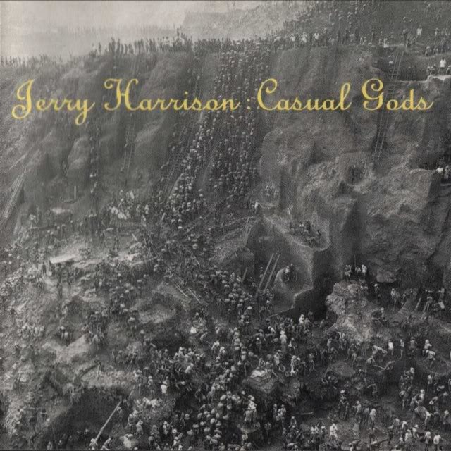 Album cover art for "Man With A Gun" by Jerry Harrison