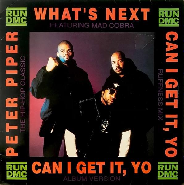 Album cover art for "Can I Get it, Yo" by Run–DMC