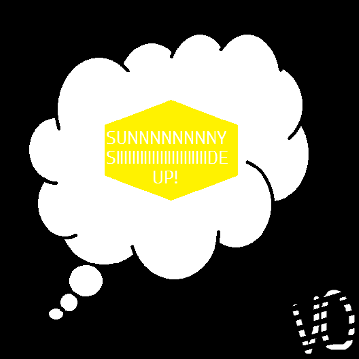 Album cover art for "SUNNY SIDE UP" by ghostholding