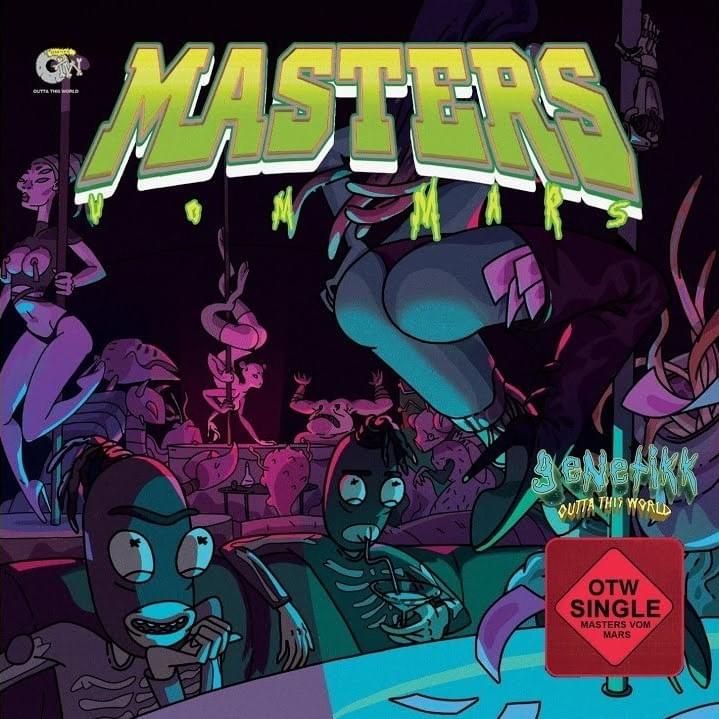Album cover art for "MASTERS VOM MARS" by Genetikk