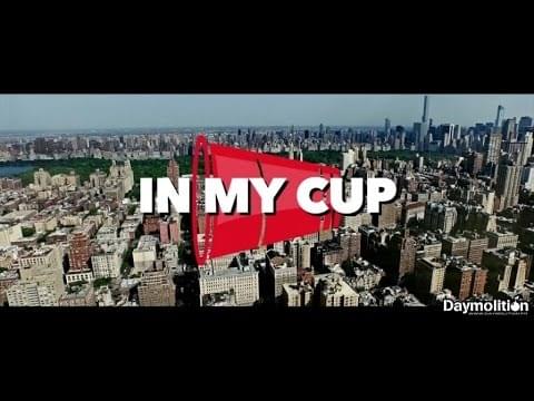 Album cover art for "In My Cup" by Ninho