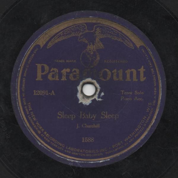 Album cover art for "Sleep Baby Sleep" by John Churchill