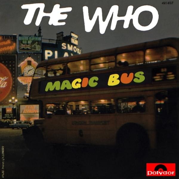 Album cover art for "Magic Bus" by The Who