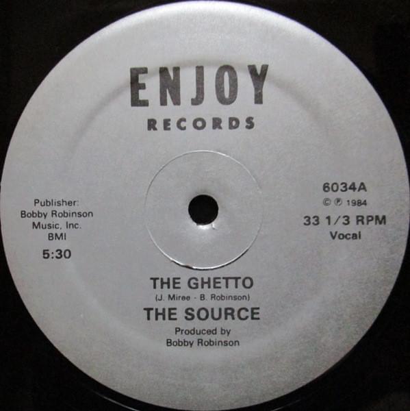 Album cover art for "The Ghetto" by The Source (Rap)