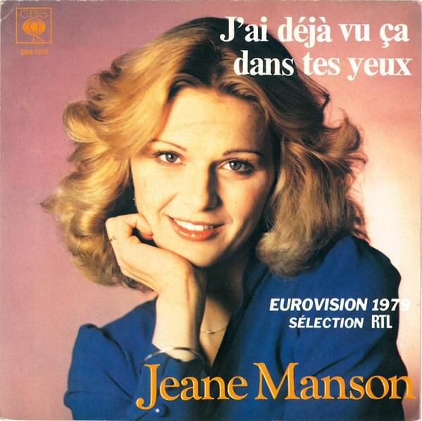 Album cover art for "Jai d�j� vu �a dans tes yeux" by Jeane Manson