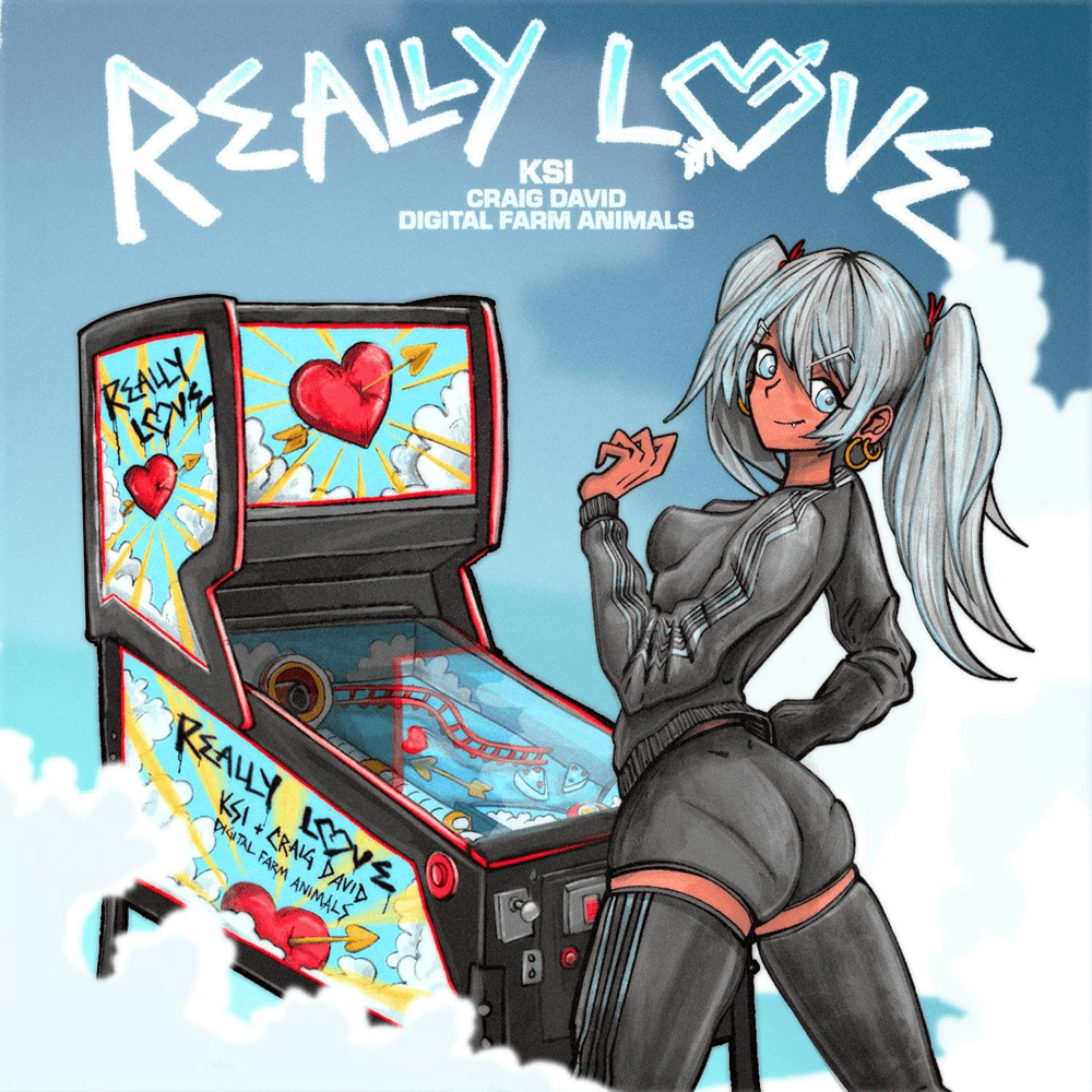 Album cover art for "Really Love" by KSI & Craig David & Digital Farm Animals