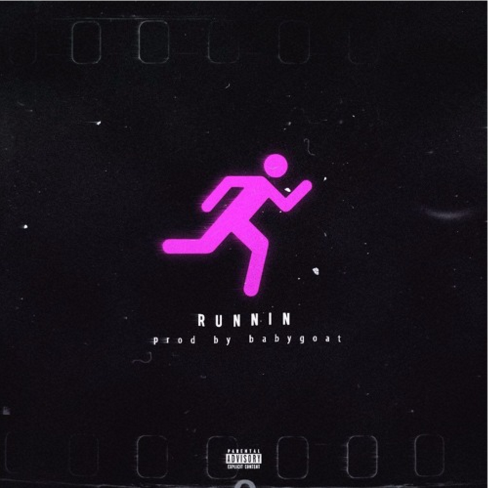 Album cover art for "RUNNIN 3X" by 24hrs