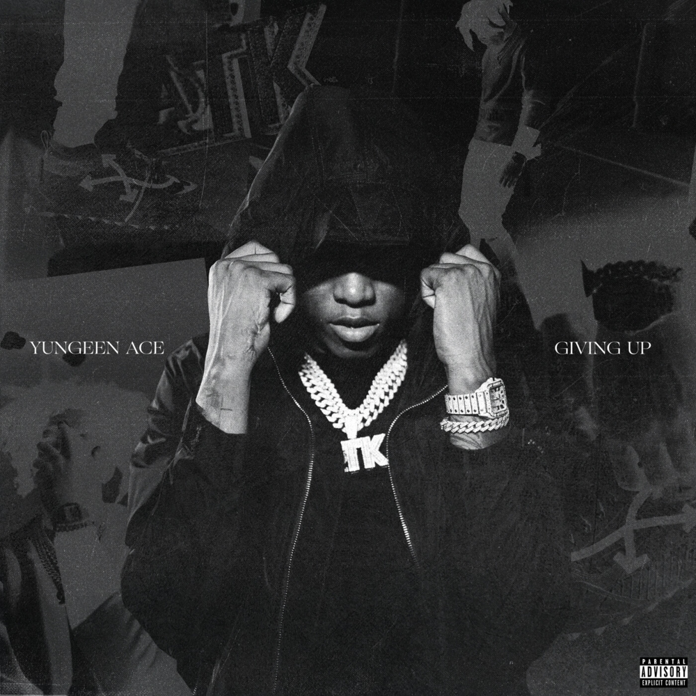 Album cover art for "Giving Up" by Yungeen Ace