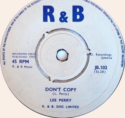 Album cover art for "Don’t Copy" by Lee “Scratch” Perry