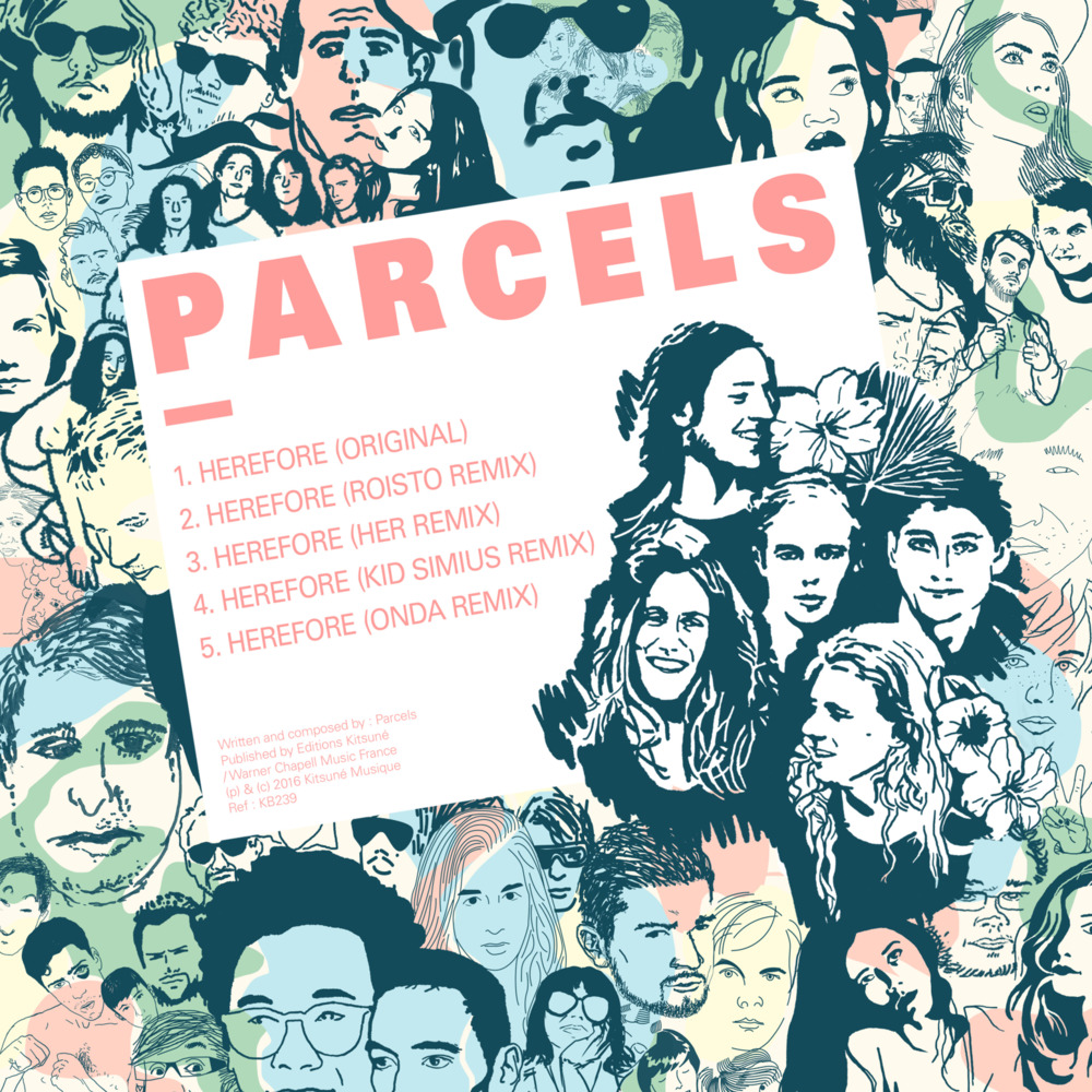 Album cover art for "Herefore" by Parcels