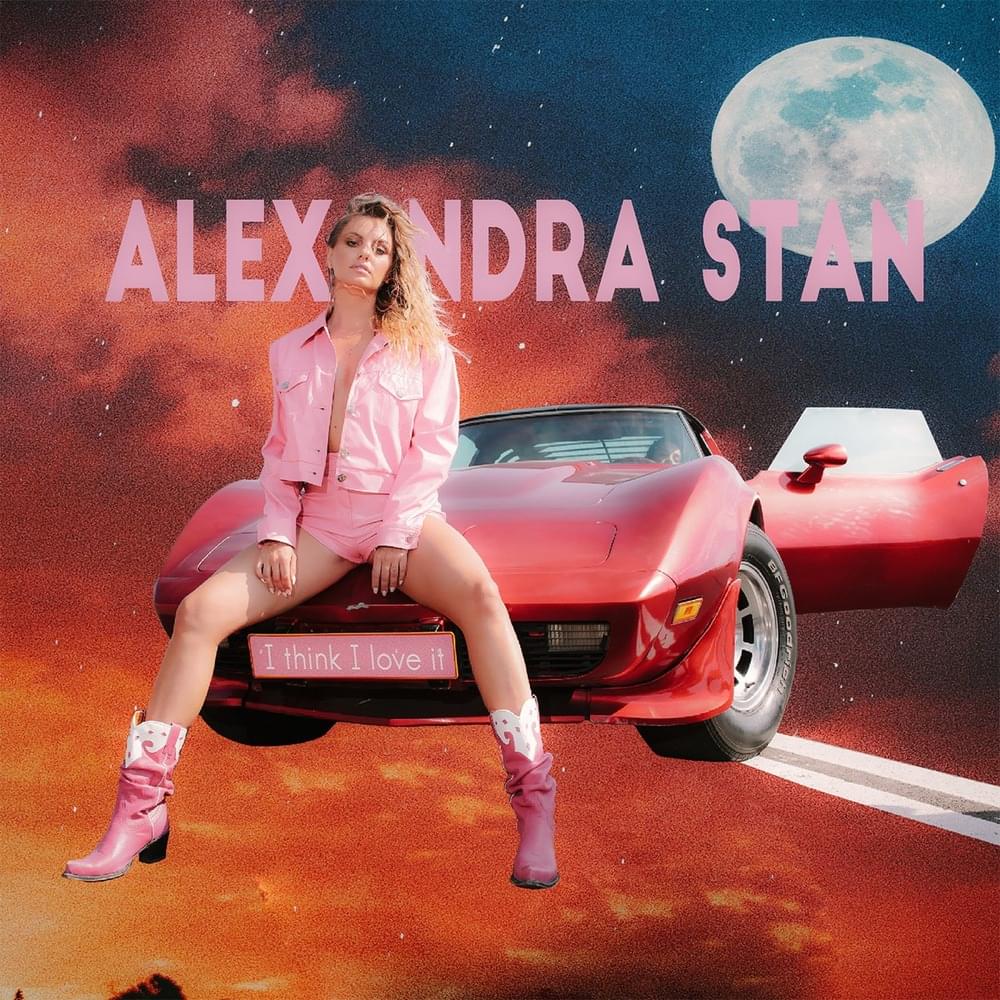 Album cover art for "I Think I Love It" by Alexandra Stan