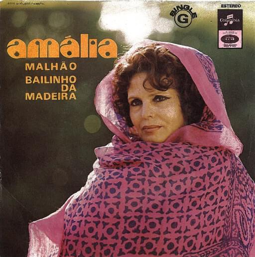 Album cover art for "Malhão" by Amália Rodrigues