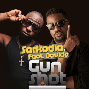 Album cover art for "Gunshot" by Sarkodie & Davido