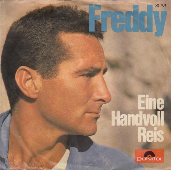 Album cover art for "Eine Handvoll Reis" by Freddy Quinn