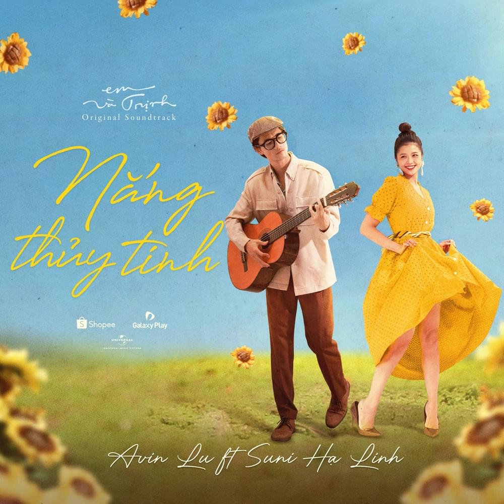 Album cover art for "Nắng Thủy Tinh" by Avin Lu & Suni Hạ Linh