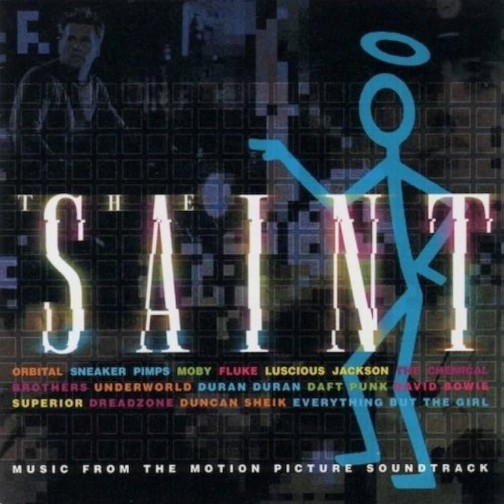 Album cover art for "The Saint Theme" by Orbital