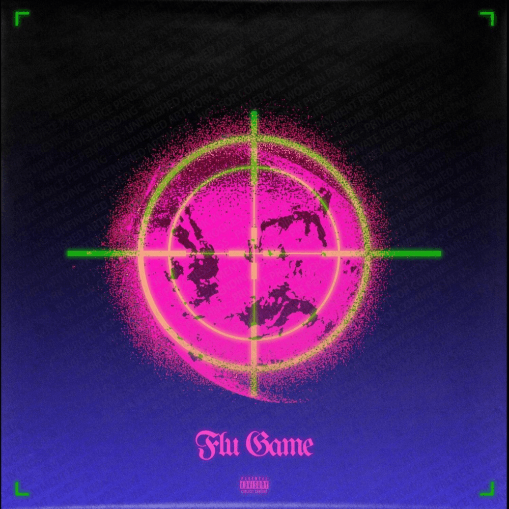 Album cover art for "Flu Game" by Reese LAFLARE