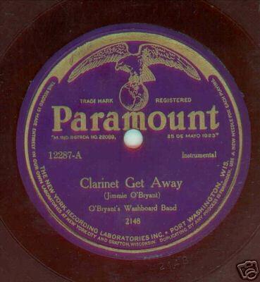 Clarinet Get Away by Jimmy O’Bryant’s Washboard Band
