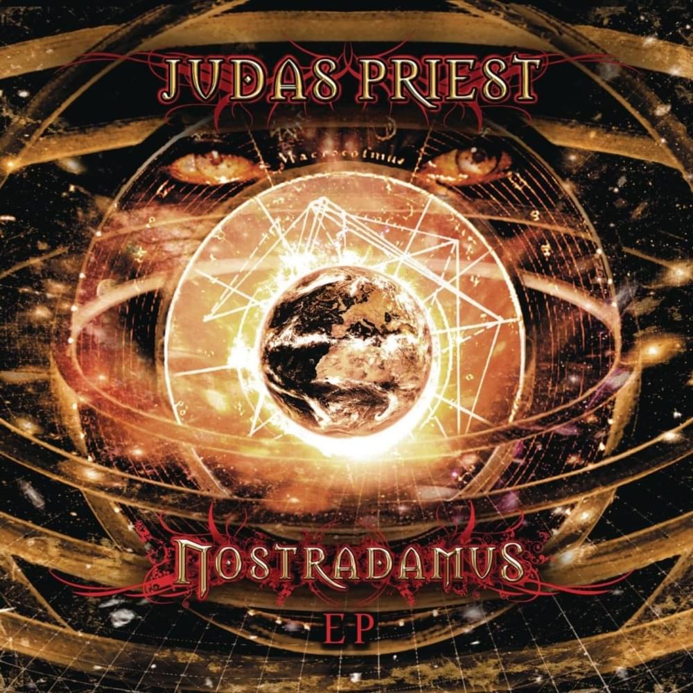 Album cover art for "Nostradamus" by Judas Priest