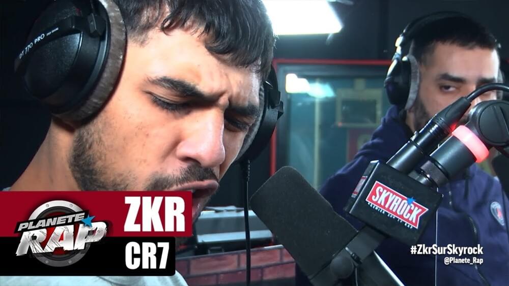 Album cover art for "CR7" by Zkr