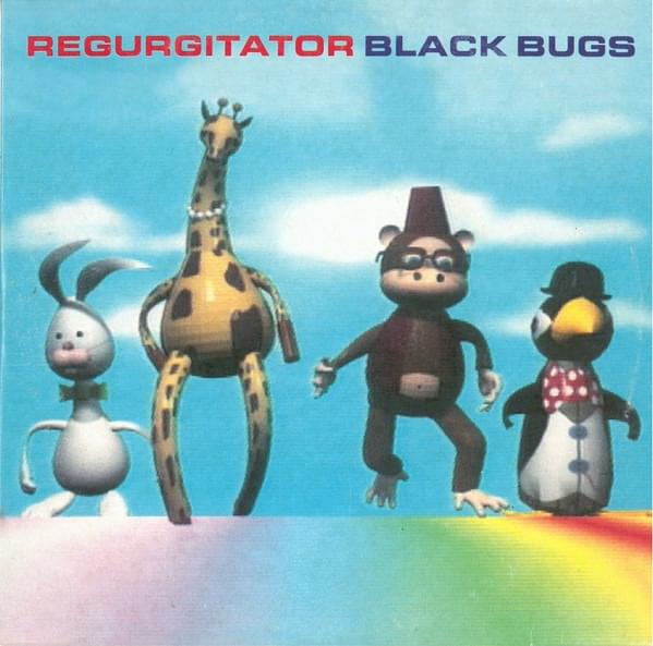 Album cover art for "Black Bugs" by Regurgitator