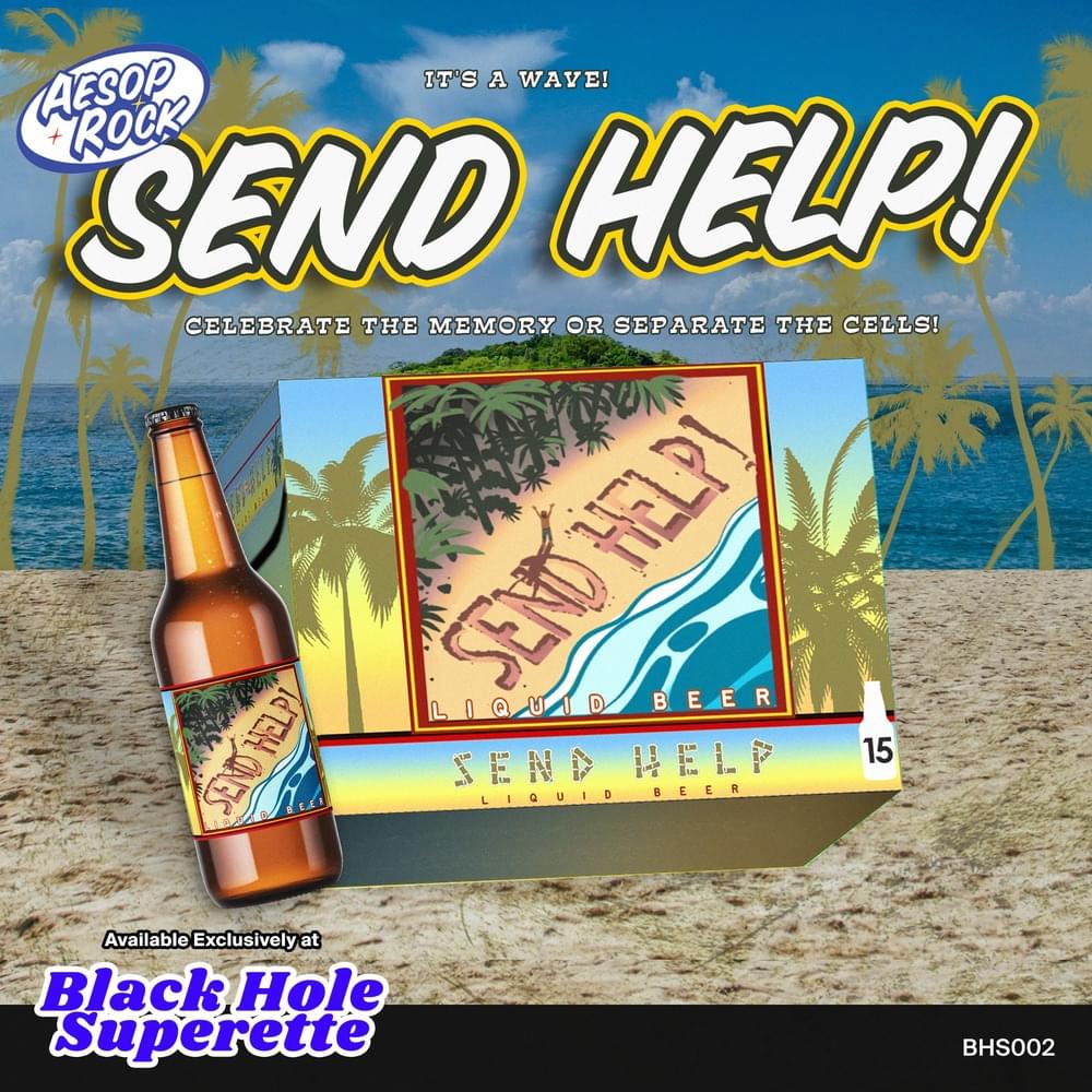 Album cover art for "Send Help" by Aesop Rock