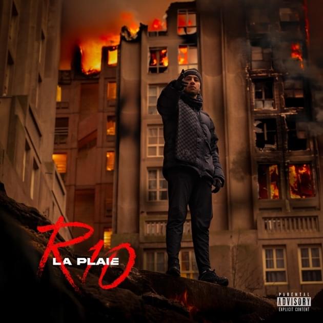 Album cover art for "R10" by La Plaie