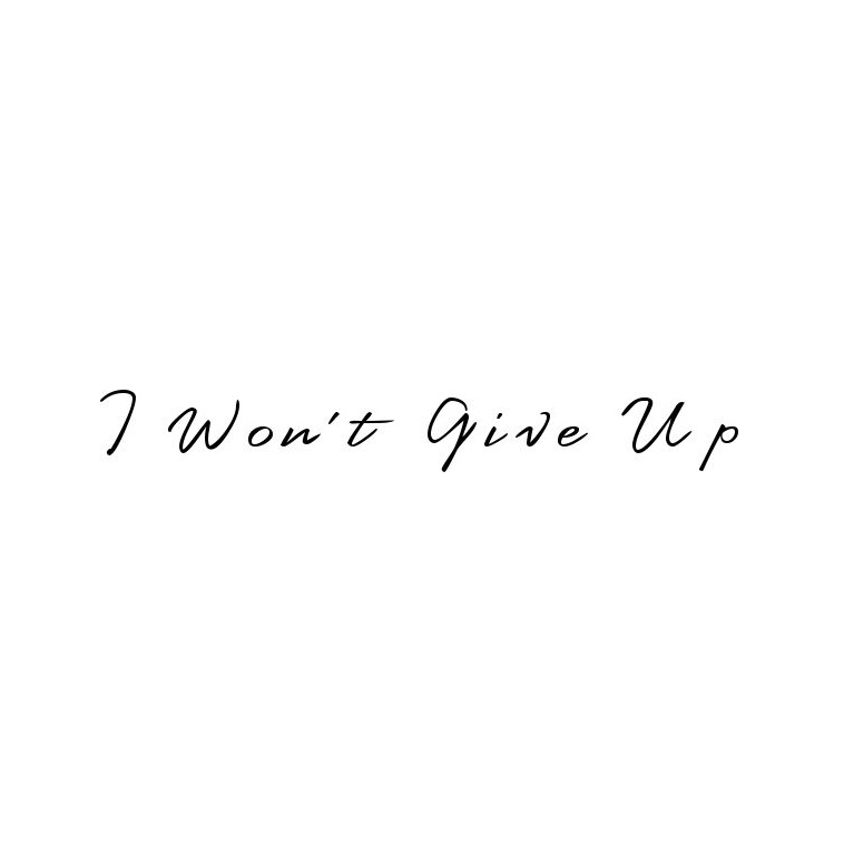 Album cover art for "I Won’t Give Up" by Alex Blue & Tyler Ward