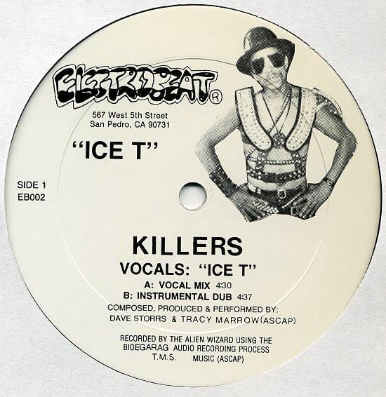 Album cover art for "Killers" by Ice-T