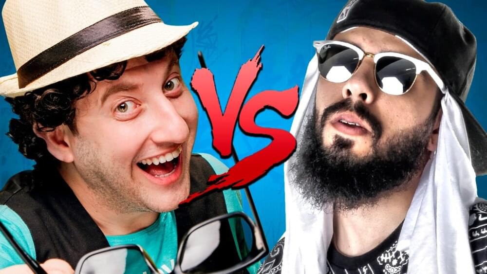 Album cover art for "Batalha de Youtubers: Mussoumano vs Pagode da Ofensa" by MUSSA & Pagode da Ofensa