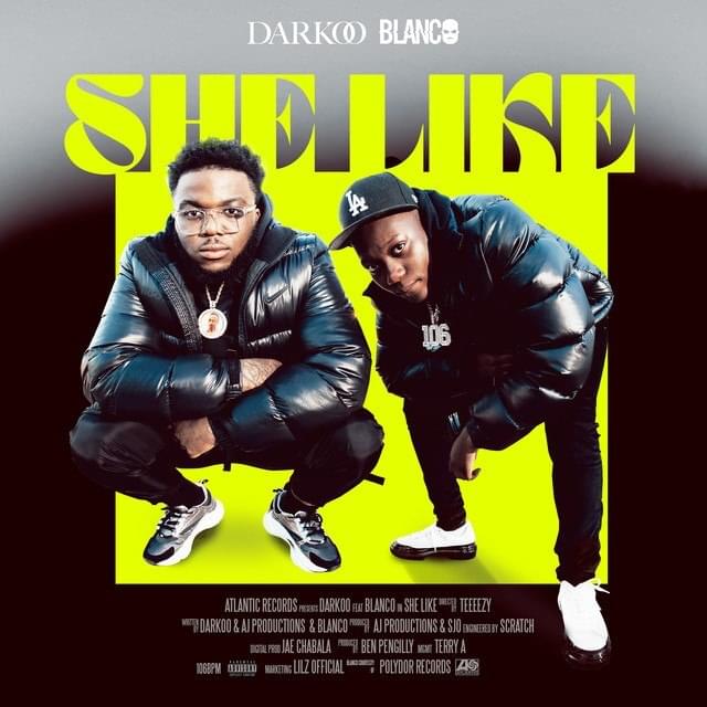 Album cover art for "She Like" by Darkoo & Blanco (UK)