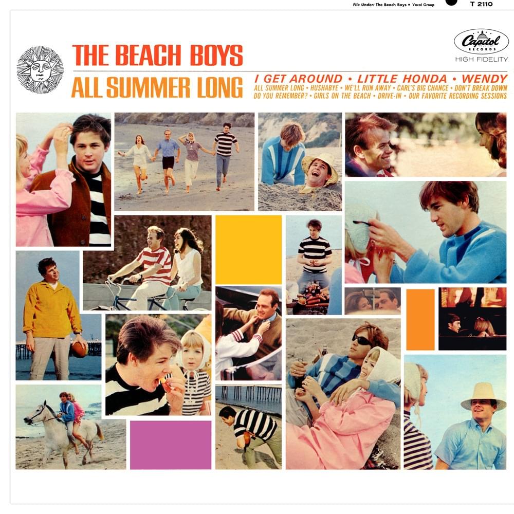 Album cover art for "All Summer Long" by The Beach Boys