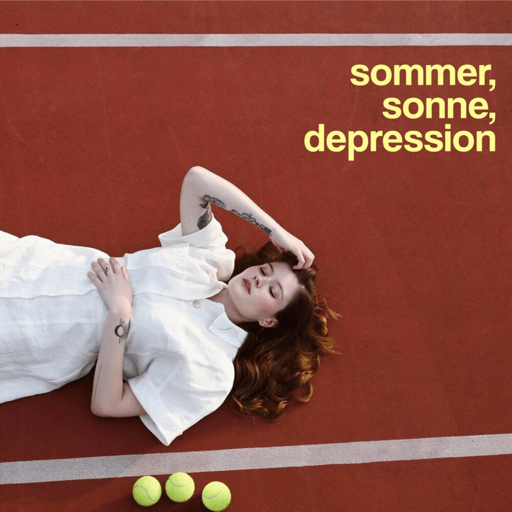 Album cover art for "Sommer, Sonne, Depression" by Madeline Juno