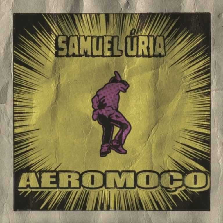 Album cover art for "Aeromoço" by Samuel Úria