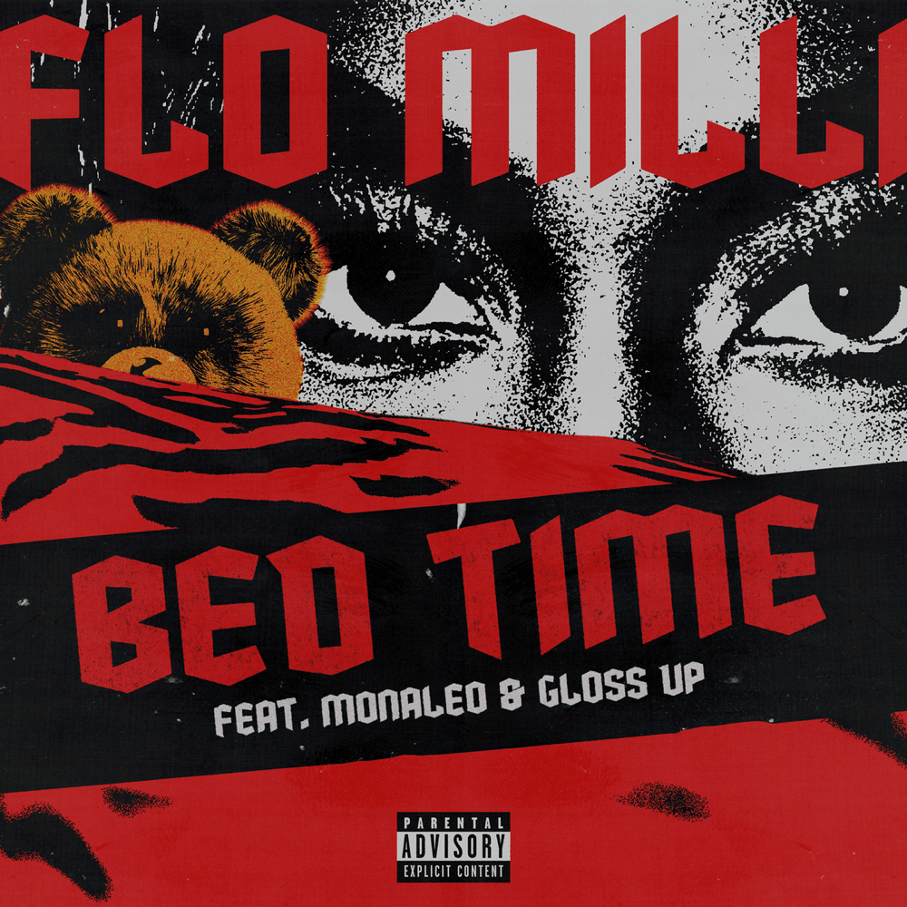 Album cover art for "Bed Time (Remix)" by Flo Milli & Monaleo & Gloss Up