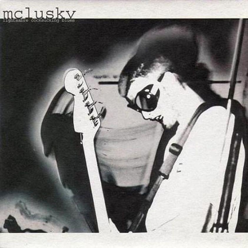 Album cover art for "Lightsabre Cocksucking Blues" by mclusky