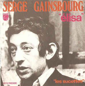 Album cover art for "Élisa" by Serge Gainsbourg