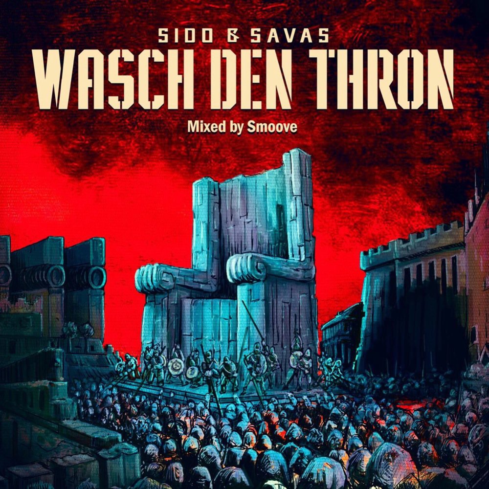 Album cover art for "Wasch den Thron" by Kool Savas